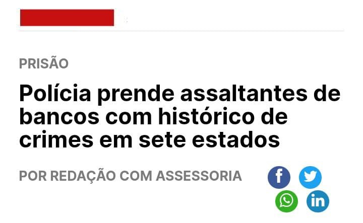 Assaltantes de banco